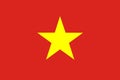 National flag of Vietnam. Background with flag of Vietnam