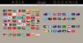 national flags of the world Royalty Free Stock Photo