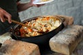 National food in Uzbekistan. Plov Royalty Free Stock Photo