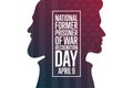 National Former Prisoner of War Recognition Day. April 9. Holiday concept. Template for background, banner, card, poster