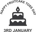 National Fruitcake Toss Day icon