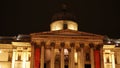 The National Gallery art museum at Trafalgar Square in the City of Westminster, London, United Kingdom. Royalty Free Stock Photo