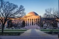 National Gallery of Art West Building at sunset - Washington, D.C., USA Royalty Free Stock Photo