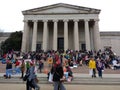 National Gallery of Art West Building, Women`s March, Washington, DC, USA Royalty Free Stock Photo