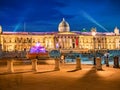 National Gallery landmark in Trafalgar square Royalty Free Stock Photo