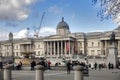 The National Gallery in London. City of Westminster, England Royalty Free Stock Photo