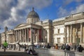 The National Gallery in London. City of Westminster, England Royalty Free Stock Photo