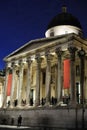 National Gallery, London, England, UK, at night Royalty Free Stock Photo