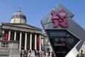 National Gallery and Olympic Countdown Clock Royalty Free Stock Photo