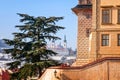 National Gallery Salm Palace and Cypress Tree. Prague