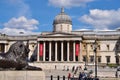 The National Gallery, Trafalgar Square, London Royalty Free Stock Photo