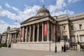 The National Gallery, Trafalgar Square, London UK Royalty Free Stock Photo