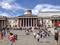 The National Gallery, Trafalgar Square, London Royalty Free Stock Photo