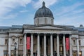 The National Gallery in Trafalgar Square in London Royalty Free Stock Photo