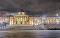 National Gallery and Trafalgar Square, London Royalty Free Stock Photo