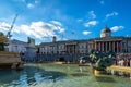 The National Gallery, Trafalgar Square in London, UK Royalty Free Stock Photo