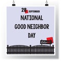 National Good Neighbor Day