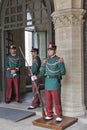 National guards in Publico Palazzo, San Marino.