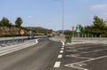 On the national highway Athens-Thessaloniki Greece Royalty Free Stock Photo