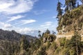 The national highway of Bhutan