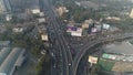 Scenic Drone Shoot of Thane city Mumbai Agra Road Niational Highway Road Nasik