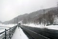 National Highway in Shiretoko Hokkaido, Japan