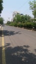 National highway under blue sky in India.