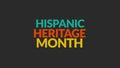 National Hispanic Heritage Month tect Animation for hispanic heritage month (National Hispanic Heritage Month)