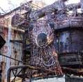 National Historic Landmark Carrie Blast Furnace steel art