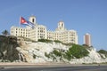 National Hotel and Cuban Flag