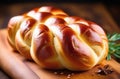 national Jewish cuisine, Purim pastries, traditional Jewish dish, Homemade bread Braided challah, Traditional Shabbat