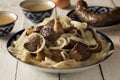 National Kazakh dish - Beshbarmak Royalty Free Stock Photo