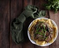 national Kazakh dish beshbarmak Royalty Free Stock Photo