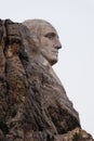 George Washington Profile Granite Rock Mount Rushmore South Dakota