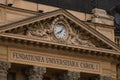 National Library building located on Calea Victoriei in Bucharest, Romania Royalty Free Stock Photo