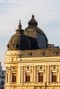 National Library located of Romania in Calea Victoriei in Bucharest Royalty Free Stock Photo