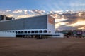 National Library at sunset - Brasilia, Distrito Federal, Brazil Royalty Free Stock Photo
