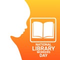 National Library Workers Day Royalty Free Stock Photo