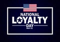 National Loyalty Day, background Royalty Free Stock Photo