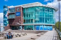 The National Marine Aquarium Building.