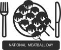 National Meatball black Day icon