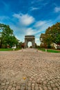 The National Memorial Arch at Valley Forge National Historical Park Royalty Free Stock Photo