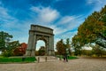 The National Memorial Arch at Valley Forge National Historical Park Royalty Free Stock Photo