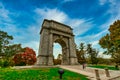 The National Memorial Arch at Valley Forge National Historical Park Royalty Free Stock Photo