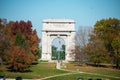 The National Memorial Arch at Valley Forge National Historical Park Royalty Free Stock Photo