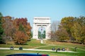 The National Memorial Arch at Valley Forge National Historical Park Royalty Free Stock Photo