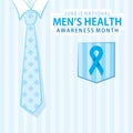 National men`s health awareness month celebrate in june