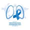 National Mesothelioma Awareness Day vector