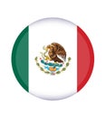 National Mexico flag, official colors and proportion correctly. National Mexico flag. Vector illustration. EPS10.