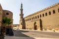 National Military Museum left and Al-Nasir Muhammad Mosque right at the Citadel of Cairo in Egypt Royalty Free Stock Photo